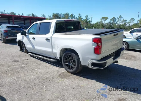 2025 Chevrolet Silverado 1500 2Wd Short Bed Custom из США, поврежденный, VIN 1GCPABEK2SZ318721